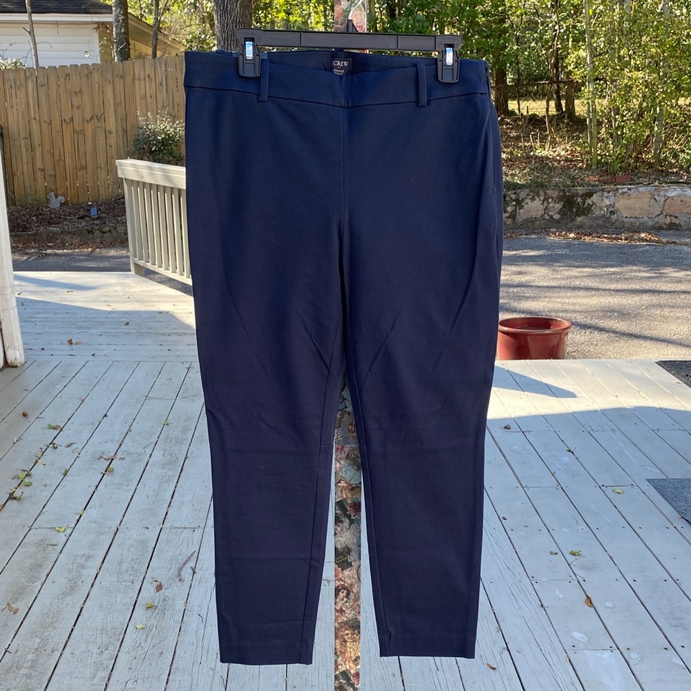 J. Crew Navy Straight-Leg Dress Pants